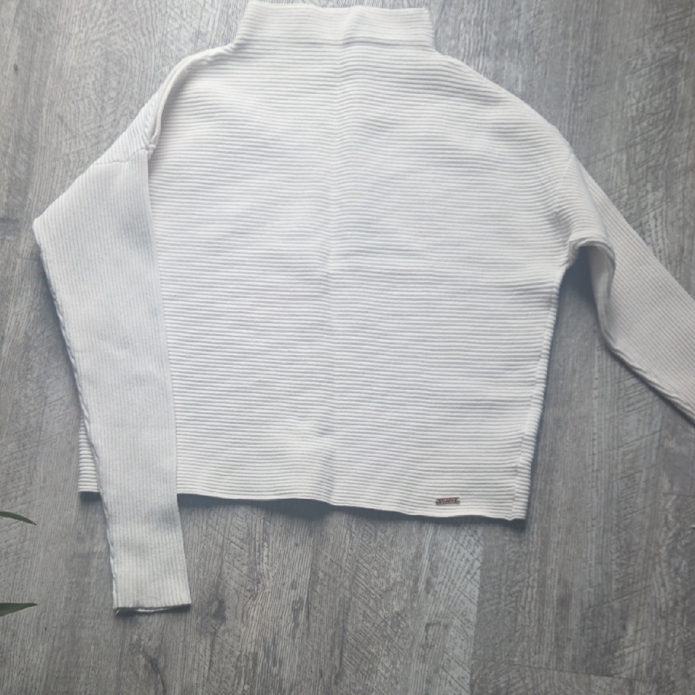 Ivanka Trump White Cowl Neck Sweater
